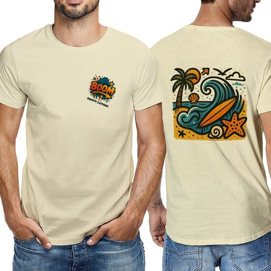 BoomTag Summer Style Graffiti T-Shirt